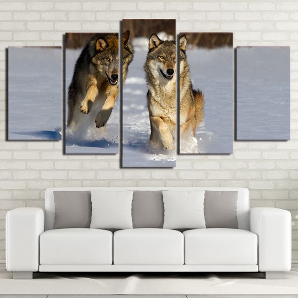 wall painting 5 piece hd print snow wolf posters and prints canvas art home decor(no frame)
wall painting 5 piece hd print snow wolf posters and prints canvas art home decor(no frame)