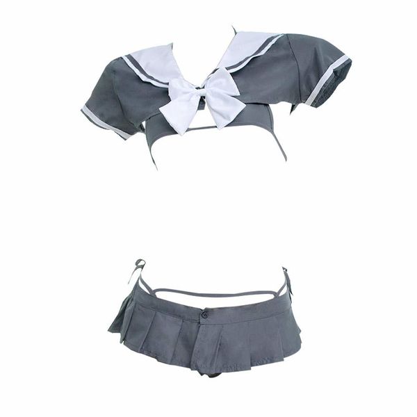 ojbk japanese schoolgirl uniform anime cosplay bikini underwear with mini shirt pleated skirt grey lingerie girl dress, Black;white
ojbk japanese schoolgirl uniform anime cosplay bikini underwear with mini shirt pleated skirt grey lingerie girl dress, Black;white