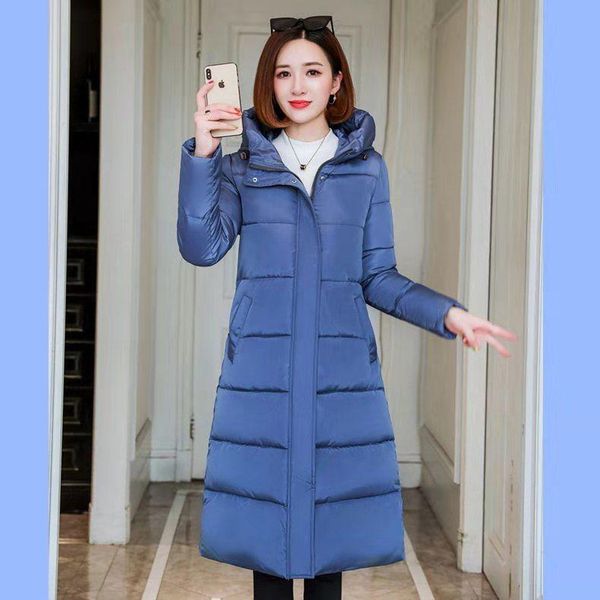 woman jacket parkas coat off-season women's long winter cotton dress overknee veste femme down &, Black
woman jacket parkas coat off-season women's long winter cotton dress overknee veste femme down &, Black