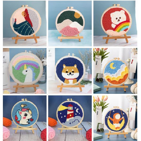 other arts and crafts cartoon patterns punch needle embroidery kit with yarn for beginners diy handicrafts cotton threads home decor
other arts and crafts cartoon patterns punch needle embroidery kit with yarn for beginners diy handicrafts cotton threads home decor