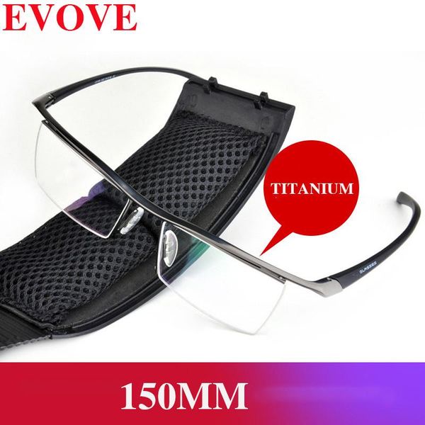 fashion sunglasses frames evove titanium eyeglasses men brand high-end glasses frame man oversized 150mm spectacles pochromic progressive op, Black
fashion sunglasses frames evove titanium eyeglasses men brand high-end glasses frame man oversized 150mm spectacles pochromic progressive op, Black