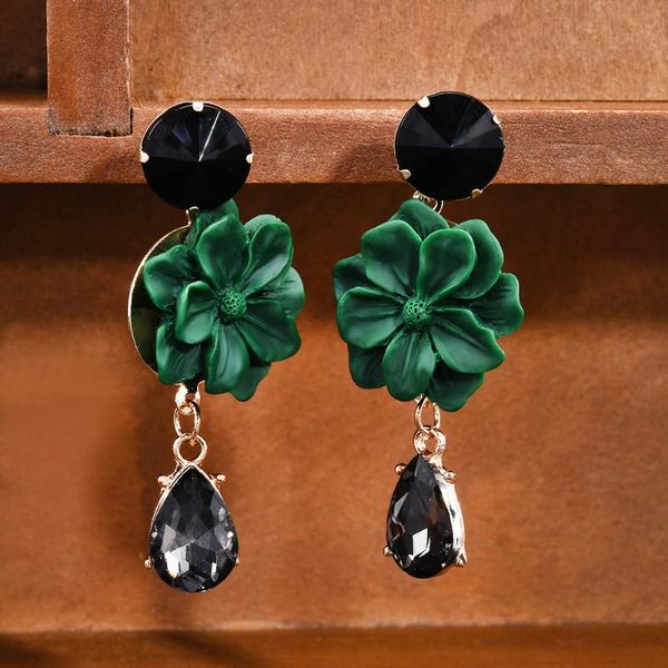 dangle & chandelier painting big flowers ear hoop earrings drop jewelry statement for women charm gifts korean fashion, Silver
dangle & chandelier painting big flowers ear hoop earrings drop jewelry statement for women charm gifts korean fashion, Silver