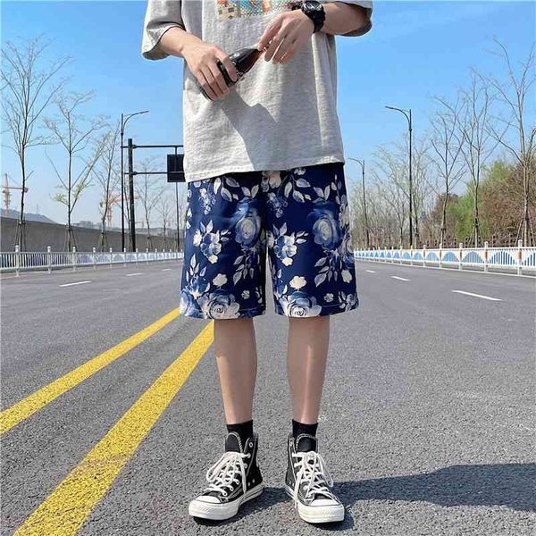 men's shorts summer flower fashion printed casual men streetwear loose thin beach pants mens ice silk m-5xl kmyc, White;black
men's shorts summer flower fashion printed casual men streetwear loose thin beach pants mens ice silk m-5xl kmyc, White;black