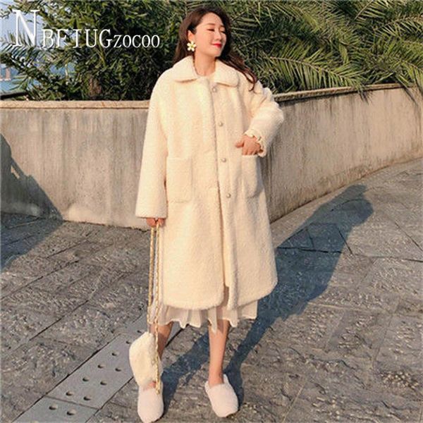 women's jackets 2021 winter beige color imitation lambswool women coat long style fashion loose female jacket, Black;brown
women's jackets 2021 winter beige color imitation lambswool women coat long style fashion loose female jacket, Black;brown