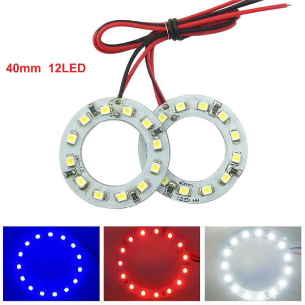 car headlights led ring light circle 40mm angel eye aperture ambient white red blue high brightness
car headlights led ring light circle 40mm angel eye aperture ambient white red blue high brightness
