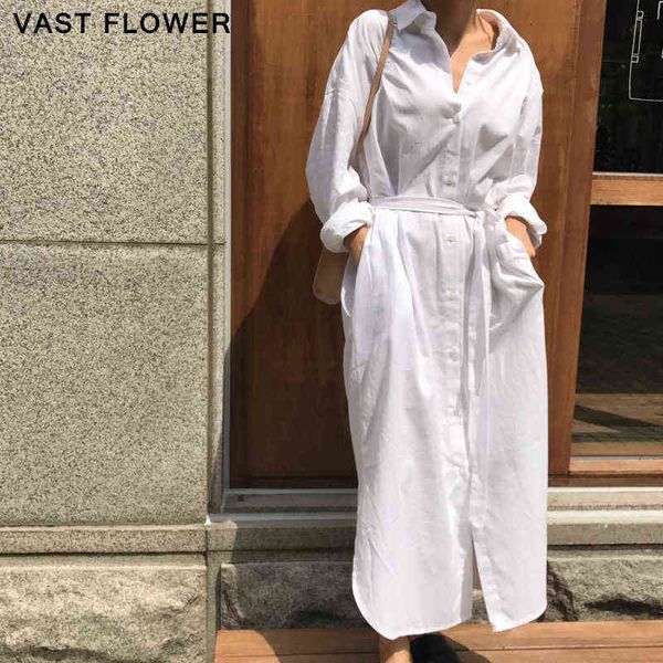 white bandage lapel long sleeve shirt dresses for women spring autumn clothes fashion pocket sashes loose casual dresses 2021 y1204, Black;gray
white bandage lapel long sleeve shirt dresses for women spring autumn clothes fashion pocket sashes loose casual dresses 2021 y1204, Black;gray