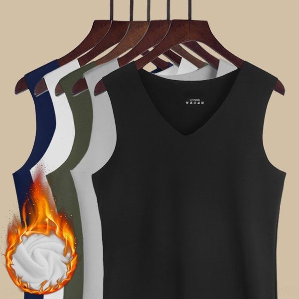 36wy 2020 men' autumn and winter milk silk warm seamless plush warm silk milk vest men' tank with wide shoulder underpants vest, White;black
36wy 2020 men' autumn and winter milk silk warm seamless plush warm silk milk vest men' tank with wide shoulder underpants vest, White;black