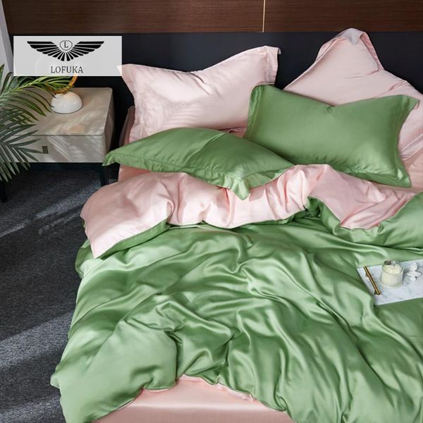 lofuka women green pink 100% silk bedding set healthy beauty duvet cover king flat sheet fitted pillowcase bed sets
lofuka women green pink 100% silk bedding set healthy beauty duvet cover king flat sheet fitted pillowcase bed sets