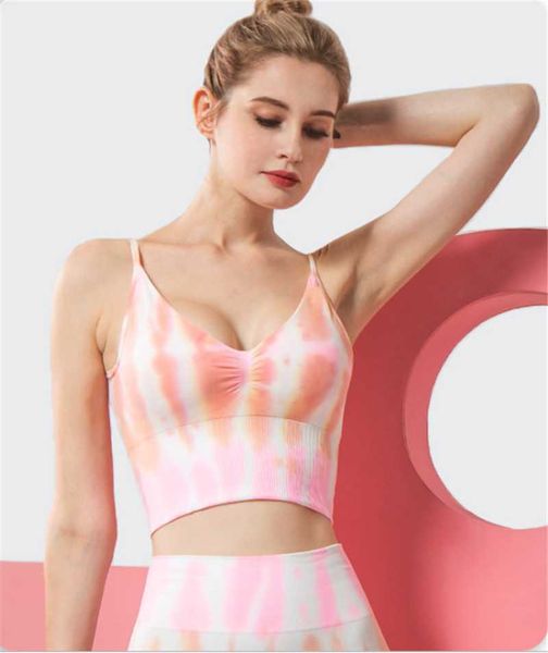 seamless beautiful back underwear suspenders sports bra stripe print tie-dye yoga vest women ds137 gym clothing, White;black
seamless beautiful back underwear suspenders sports bra stripe print tie-dye yoga vest women ds137 gym clothing, White;black