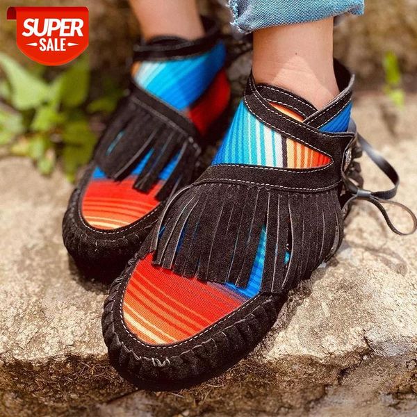 women boots rainbow sewing ladies ankle boots casual tassel autumn flat female shoes comfort flock woman footwear drop ship #4v1w, Black
women boots rainbow sewing ladies ankle boots casual tassel autumn flat female shoes comfort flock woman footwear drop ship #4v1w, Black