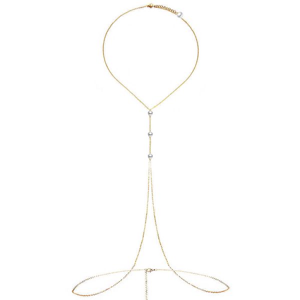 new arrival stainless steel waist chain imitated pearl body chain for women summer bikini beach pearl belly body jewelry p0811, Silver
new arrival stainless steel waist chain imitated pearl body chain for women summer bikini beach pearl belly body jewelry p0811, Silver