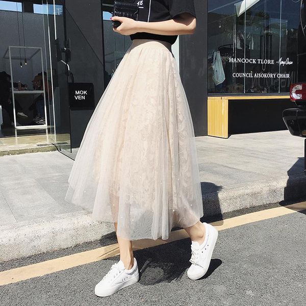 skirts 2021 summer arrival sweet tulle skirt korean style lace splicing fairy beading faldas largas elegantes, Black
skirts 2021 summer arrival sweet tulle skirt korean style lace splicing fairy beading faldas largas elegantes, Black