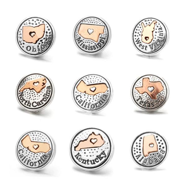 charm bracelets usa us states alabama york texas florida metal snap button fit 18mm/20mm bracelet necklace jewelry, Golden;silver
charm bracelets usa us states alabama york texas florida metal snap button fit 18mm/20mm bracelet necklace jewelry, Golden;silver