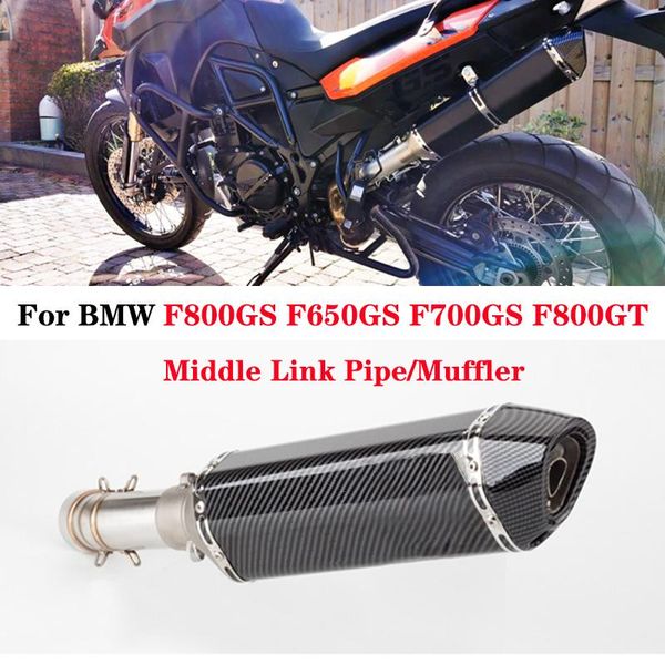 motorcycle exhaust system slip on for f800gs f650gs f700gs f800gt pipe mid link tube 51mm muffler modified
motorcycle exhaust system slip on for f800gs f650gs f700gs f800gt pipe mid link tube 51mm muffler modified