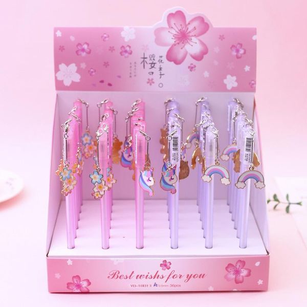 gel pens 3 pcs/lot cherry blossom simple rainbow pendant pen ink promotional gift stationery school & office supply
gel pens 3 pcs/lot cherry blossom simple rainbow pendant pen ink promotional gift stationery school & office supply