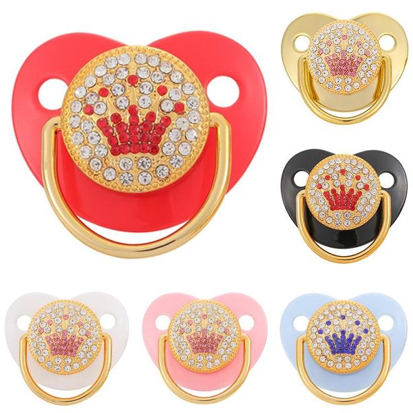 pacifiers# royal crown baby pacifier clips gold bling holder luxury diamond dummy chain soother sucking toy toddler nipple toother
pacifiers# royal crown baby pacifier clips gold bling holder luxury diamond dummy chain soother sucking toy toddler nipple toother