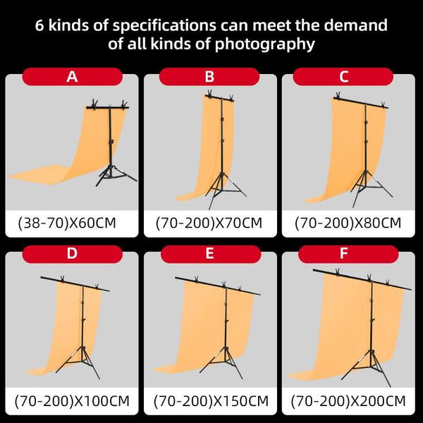 the background bracket is suitable for pvc plate, pography lamp, equipment and props flash heads
the background bracket is suitable for pvc plate, pography lamp, equipment and props flash heads