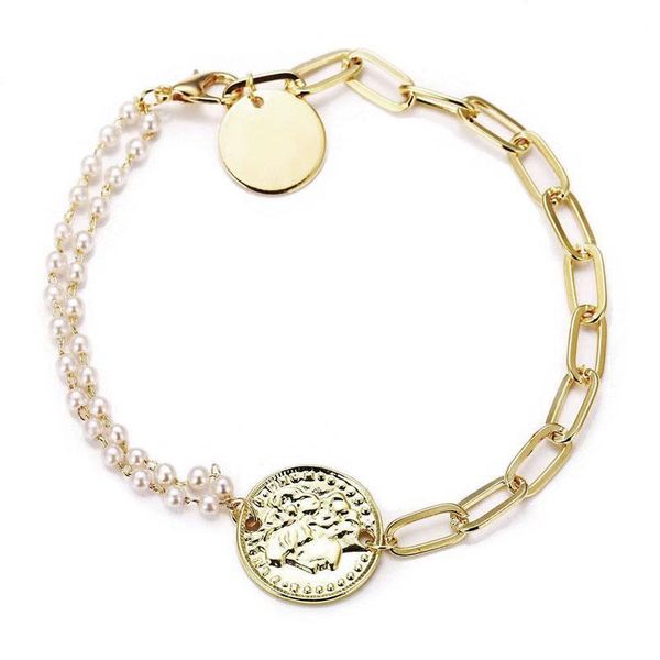 beaded, strands arrival gold color chain bracelets women bijoux femme pearl beads bracelet coins boho, Black
beaded, strands arrival gold color chain bracelets women bijoux femme pearl beads bracelet coins boho, Black