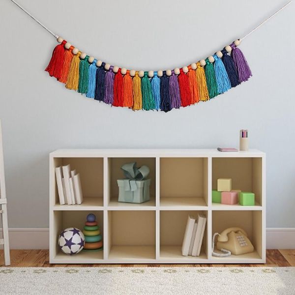 tapestries 2 pcs nordic macrame rainbow rope woven tassel wall hanging tapestry decor kids room nursery decoration ornament
tapestries 2 pcs nordic macrame rainbow rope woven tassel wall hanging tapestry decor kids room nursery decoration ornament