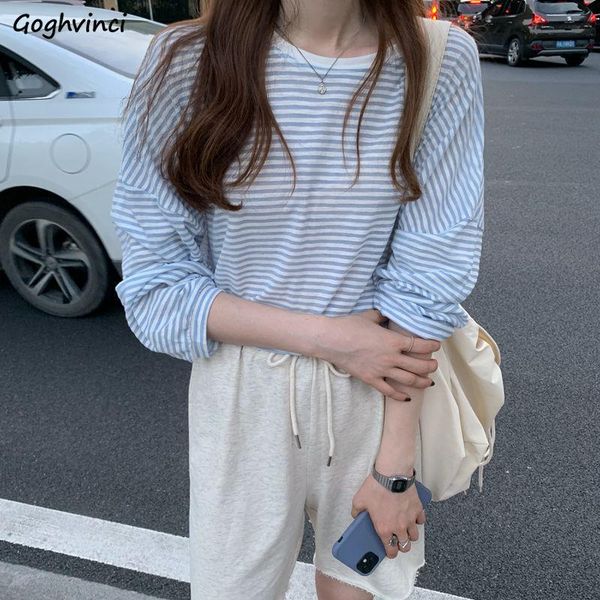 women's t-shirt long sleeve t-shirts women striped korean style loose all-match simple fresh leisure students female chic retro spring, White
women's t-shirt long sleeve t-shirts women striped korean style loose all-match simple fresh leisure students female chic retro spring, White