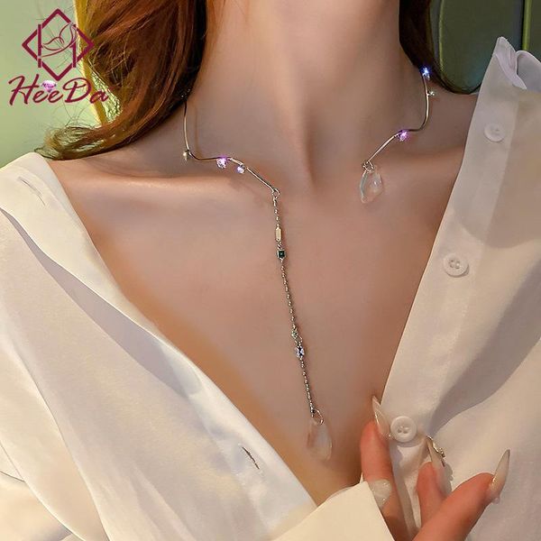 summer women's creative choker necklace lady elegant zircon crystal party neck accessories fashion cute jewelry female chokers, Golden;silver
summer women's creative choker necklace lady elegant zircon crystal party neck accessories fashion cute jewelry female chokers, Golden;silver
