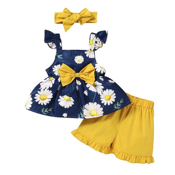 baby girl summer clothes toddler girls sleeveless floral solid shorts headband set 3pcs bow decor outfits clothing sets, White
baby girl summer clothes toddler girls sleeveless floral solid shorts headband set 3pcs bow decor outfits clothing sets, White