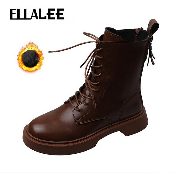 boots ellalee women ankle winter plush middle heel round toe zipper fringe pu leather black brown warm female fashion
boots ellalee women ankle winter plush middle heel round toe zipper fringe pu leather black brown warm female fashion