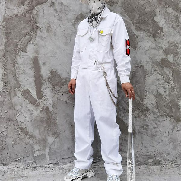 men's pants men fashion cotton cargo vintage overalls for and women the same style trendy brand loose long-sleeved jumpsuit /m-4xl, Black
men's pants men fashion cotton cargo vintage overalls for and women the same style trendy brand loose long-sleeved jumpsuit /m-4xl, Black