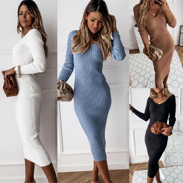casual dresses plus size women's fashion sweater dress v-neck solid color long-sleeved knit for women, Black;gray
casual dresses plus size women's fashion sweater dress v-neck solid color long-sleeved knit for women, Black;gray