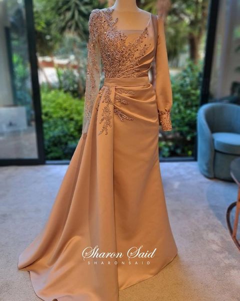 party dresses blush pink long sleeves muslim evening for women wedding guest gowns bead mermaid arabic dubai formal dinner dress, White;black
party dresses blush pink long sleeves muslim evening for women wedding guest gowns bead mermaid arabic dubai formal dinner dress, White;black