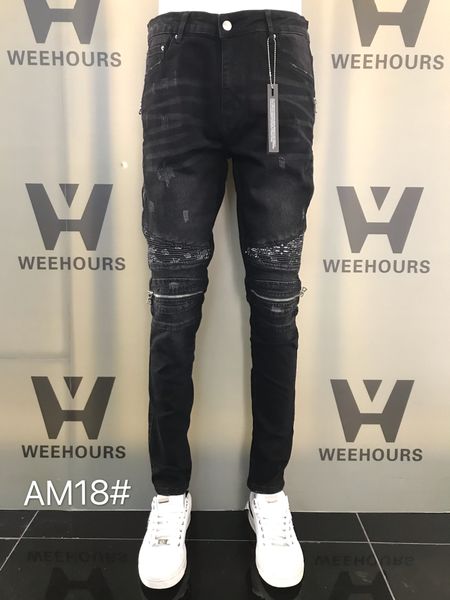designer design ripped locomotive rapper men's and women's jeans fashion item am18-19, Blue
designer design ripped locomotive rapper men's and women's jeans fashion item am18-19, Blue