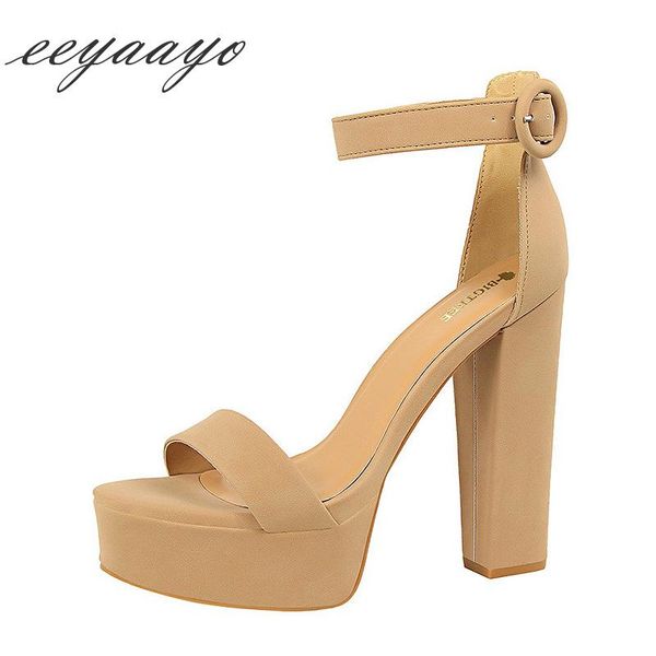 sandals 2021 summer women ankle strap high square heel open toe buckle ladies platform shoes khaki, Black
sandals 2021 summer women ankle strap high square heel open toe buckle ladies platform shoes khaki, Black