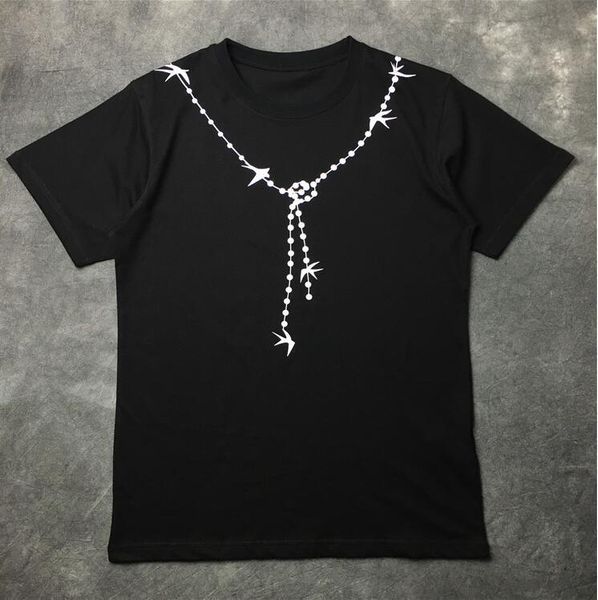 men's t-shirts high 19ss men swallow necklace t shirts t-shirt hip hop skateboard street cotton tee kenye #b25, White;black
men's t-shirts high 19ss men swallow necklace t shirts t-shirt hip hop skateboard street cotton tee kenye #b25, White;black