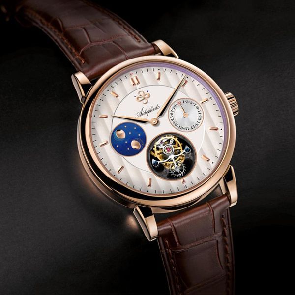 brand aidophedo tourbillon men watch st8007 movement luxury calendar high-end mens mechanical wristwatches moonphase, Slivery;brown
brand aidophedo tourbillon men watch st8007 movement luxury calendar high-end mens mechanical wristwatches moonphase, Slivery;brown