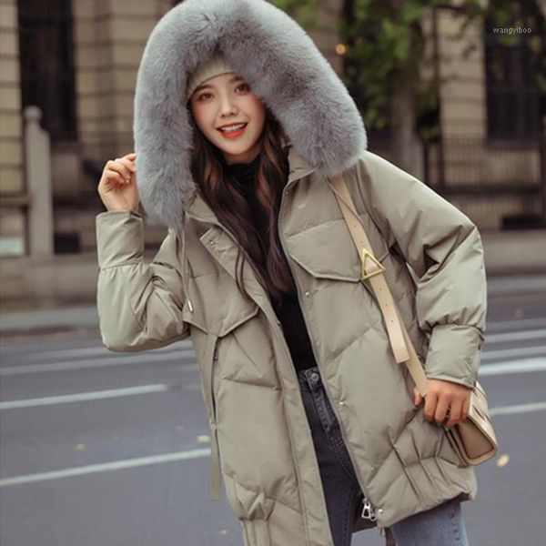 women's down & parkas jacket with large hairband for middle and long style to overcome the trend of white duck coat, Black
women's down & parkas jacket with large hairband for middle and long style to overcome the trend of white duck coat, Black