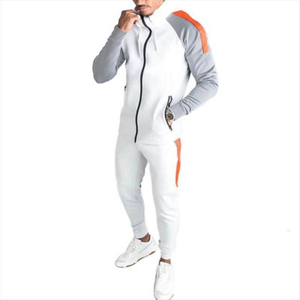 sportswear autumn set striped zipper mens tracksuit sweatshirt sweatpants casual sporting suits 2 pieces, Gray
sportswear autumn set striped zipper mens tracksuit sweatshirt sweatpants casual sporting suits 2 pieces, Gray