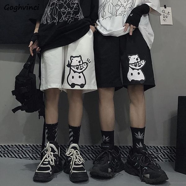 half length loose womens short plus size 2xl printing cartoon streetwear bf soft harajuku korean chic simple daily trendy, White;black
half length loose womens short plus size 2xl printing cartoon streetwear bf soft harajuku korean chic simple daily trendy, White;black
