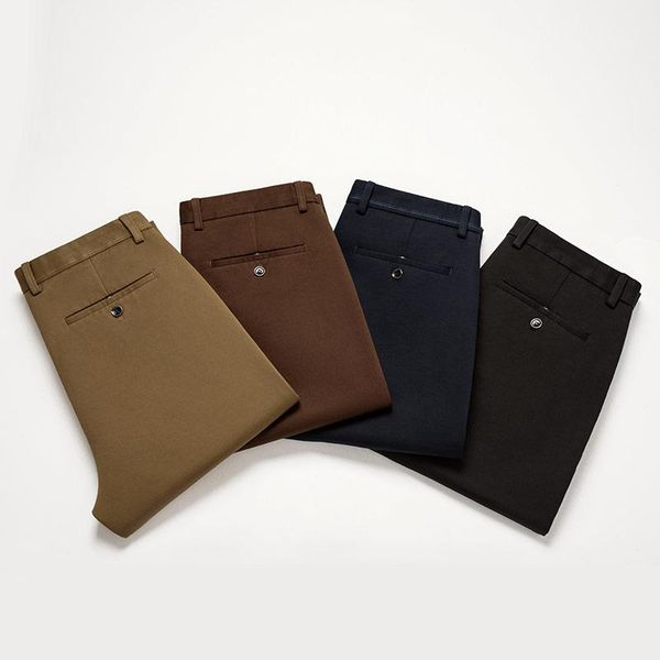 men's pants 2021 autumn 98% cotton straight-leg smart casual business fashion stretch baggy trousers male brand clothing, Black
men's pants 2021 autumn 98% cotton straight-leg smart casual business fashion stretch baggy trousers male brand clothing, Black