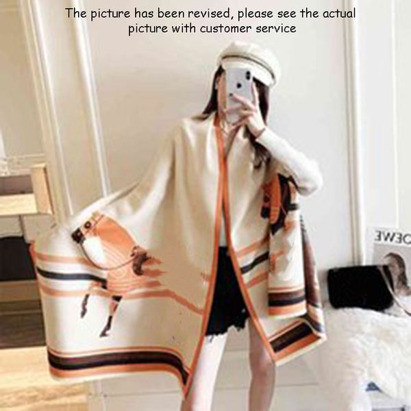 scarf temperament autumn and winter cashmere double sided printing coach thickened warm shawl women's neck, Blue;gray
scarf temperament autumn and winter cashmere double sided printing coach thickened warm shawl women's neck, Blue;gray