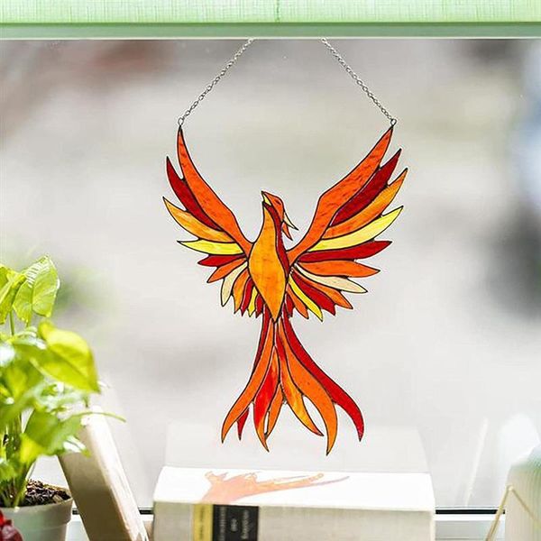 suncatcher phoenix bird fabulous stained with window hanging ornament acrylic panel for home decoration gifts garden decorations
suncatcher phoenix bird fabulous stained with window hanging ornament acrylic panel for home decoration gifts garden decorations