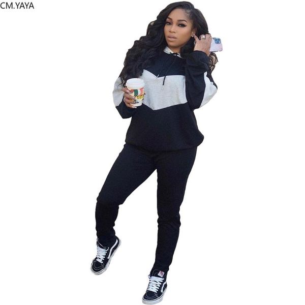 two piece dress 2021 winter women tracksuit hooded full sleeve pants suits patchwork set casual fashion sportswear outfits gl7268, White
two piece dress 2021 winter women tracksuit hooded full sleeve pants suits patchwork set casual fashion sportswear outfits gl7268, White