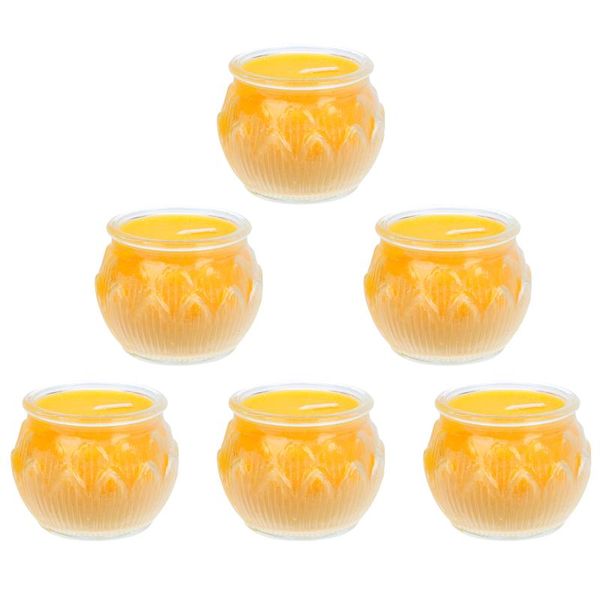 candle holders 6pcs crystal glass lights lamps decorative