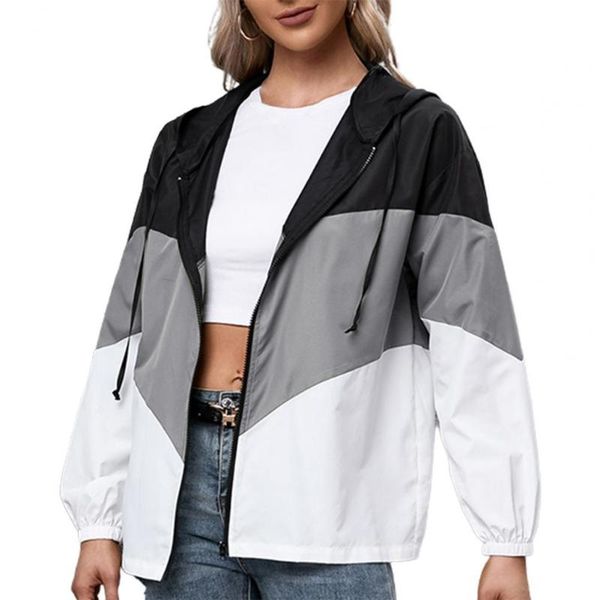 women's jackets hooded jacket color block drawstring women waterproof windproof zipper raincoat for hiking casual coat plus size 3xl, Black;brown
women's jackets hooded jacket color block drawstring women waterproof windproof zipper raincoat for hiking casual coat plus size 3xl, Black;brown