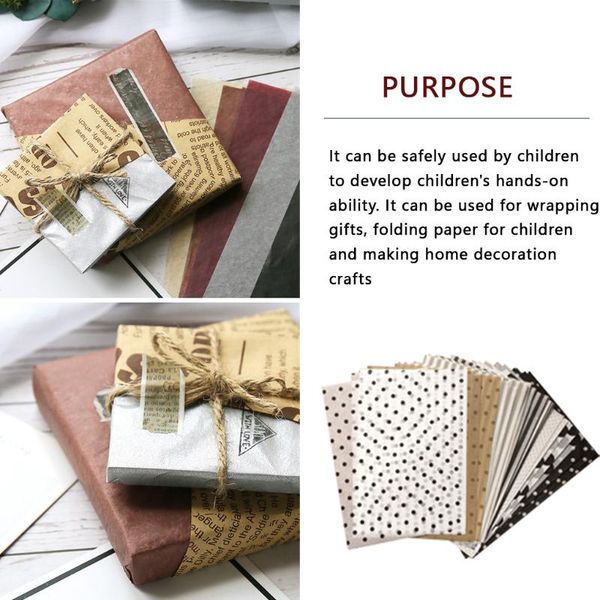 gift wrap a5 wrapping papers multicolor print packaging folding diy packing kraft paper bag wedding favor party decoration
gift wrap a5 wrapping papers multicolor print packaging folding diy packing kraft paper bag wedding favor party decoration