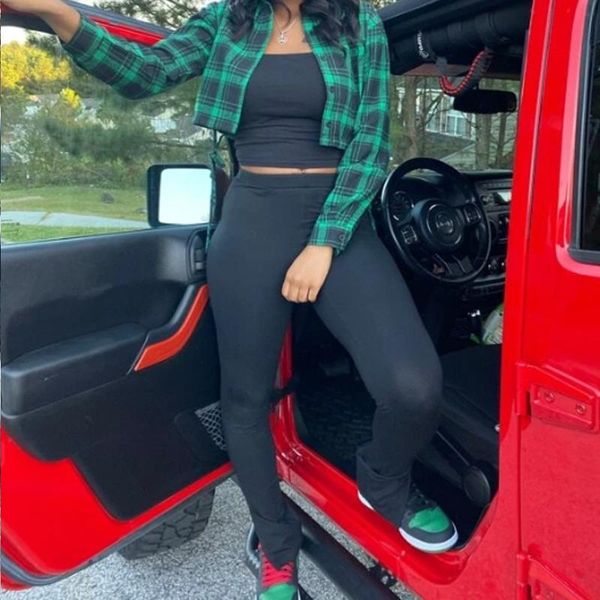 women's leggings fashion sports leisure pants tight-fitting urban ladies trousers split solid color 2021 clothing, Black
women's leggings fashion sports leisure pants tight-fitting urban ladies trousers split solid color 2021 clothing, Black