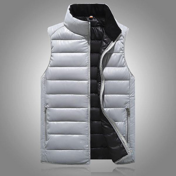 men's vests solid color classic lightweight down cotton vest spring and autumn male stand collar padded waistcoat sleeveless jackets, Black;white
men's vests solid color classic lightweight down cotton vest spring and autumn male stand collar padded waistcoat sleeveless jackets, Black;white