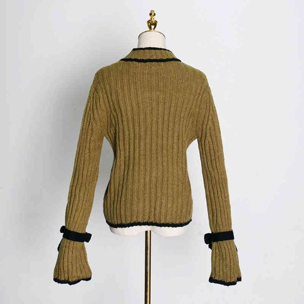 tees elegant lace up bowknot sweater for women turtleneck flare sleeve hit color casual sweaters female fashion clothing, White
tees elegant lace up bowknot sweater for women turtleneck flare sleeve hit color casual sweaters female fashion clothing, White