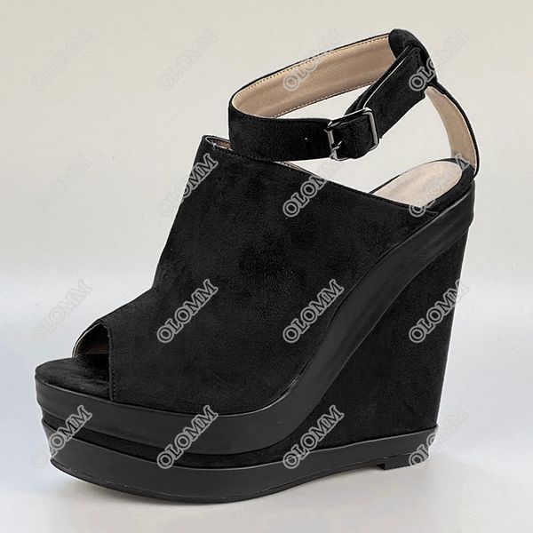 sandals olomm customize women's platform sandals wedges high heels open toe shoes beautiful 6-color party and more size 5-20 026l, Black
sandals olomm customize women's platform sandals wedges high heels open toe shoes beautiful 6-color party and more size 5-20 026l, Black