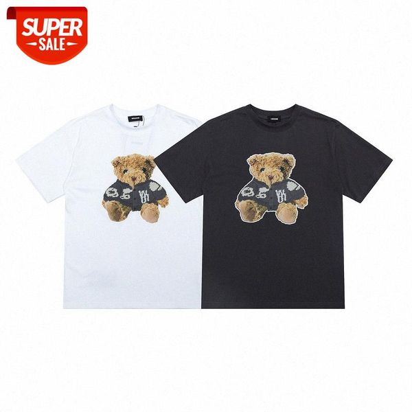 quality well teddy bear double-sided printing loose casual short sleeve #uv5t, White;black
quality well teddy bear double-sided printing loose casual short sleeve #uv5t, White;black