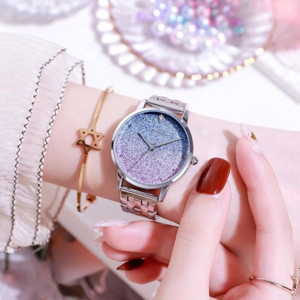 wristwatches ananke est japanese movement quartz watch women sequines dial stain steel bracelet ladies luxurywristwatch an29, Slivery;brown
wristwatches ananke est japanese movement quartz watch women sequines dial stain steel bracelet ladies luxurywristwatch an29, Slivery;brown